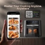 oraimo NutriFry S1 Ultra 1500W 6L App Control Full Touchscreen Air Fryer - Image 7