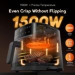 oraimo NutriFry S1 Ultra 1500W 6L App Control Full Touchscreen Air Fryer - Image 2