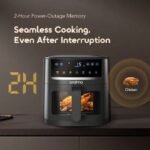 oraimo NutriFry S1 Ultra 1500W 6L App Control Full Touchscreen Air Fryer - Image 4